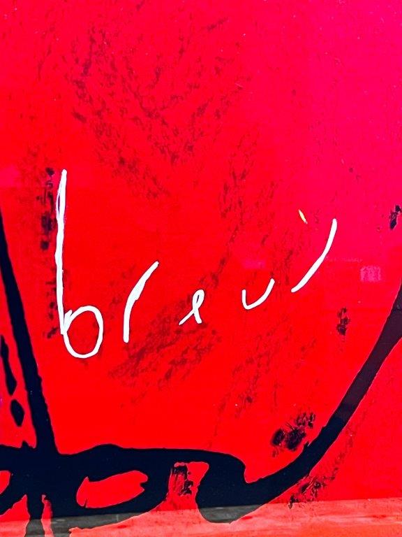 Herman Brood - Zeefdruk - Purple Haze (zwarte lijst)