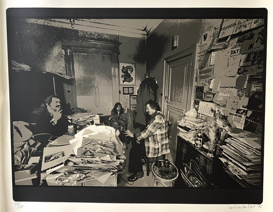 Henk van der Vet - Zeefdruk - Karel Appel en Christian Dotremont