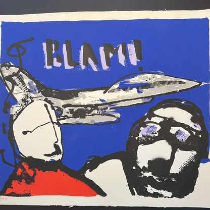 Herman Brood - Zeefdruk - Blam