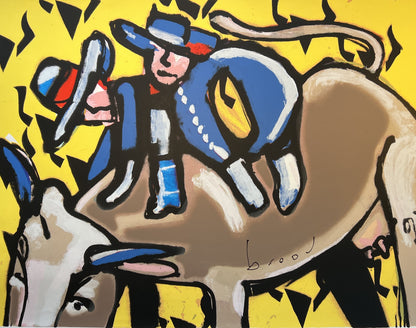 Herman Brood - Zeefdruk - Bulls ride