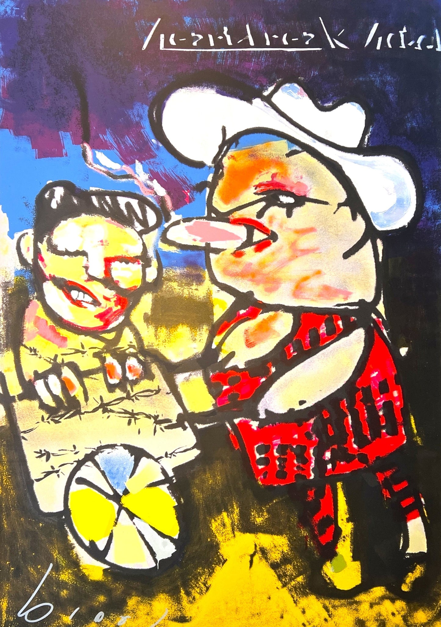 Herman Brood - Zeefdruk - Heartbreak hotel