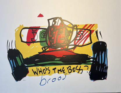 Herman Brood - Zeefdruk - Who is the boss