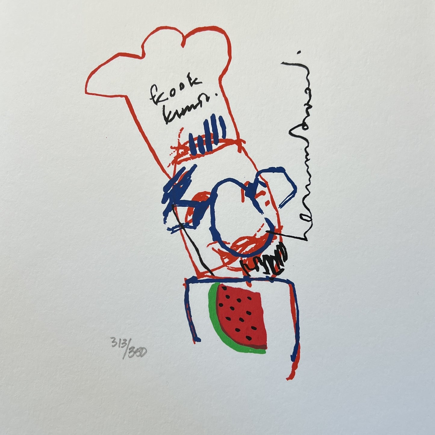 Herman Brood - Zeefdruk - Kookkunst