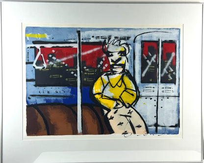 Herman Brood - Zeefdruk - Metro
