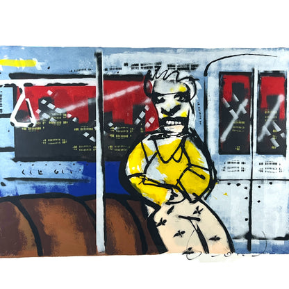 Herman Brood - Zeefdruk - Metro