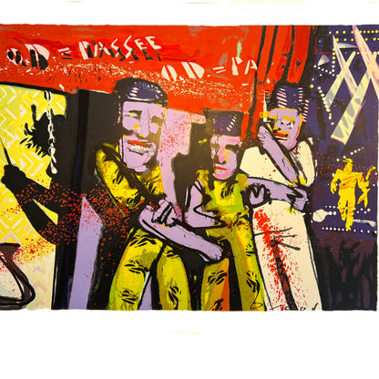 Herman Brood - Zeefdruk - OD = Passe