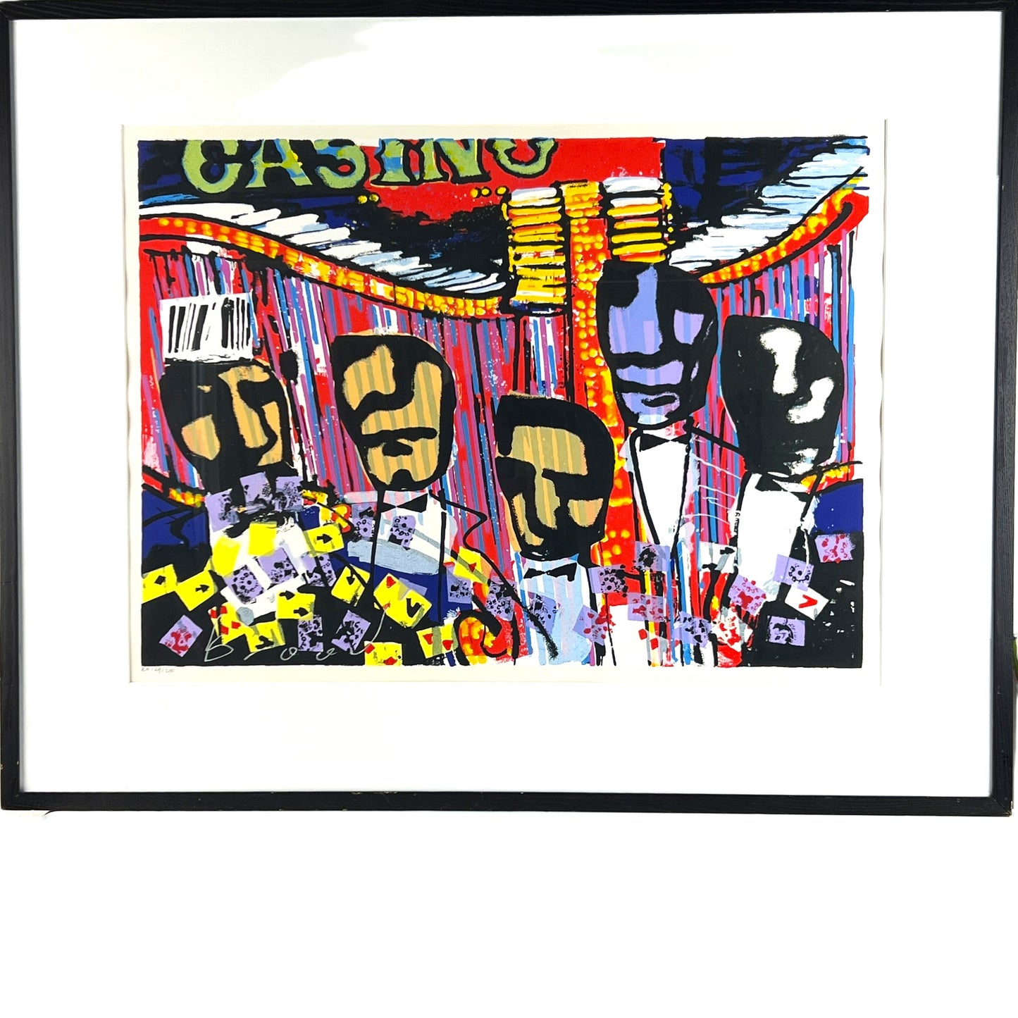 Herman Brood - Zeefdruk - Casino