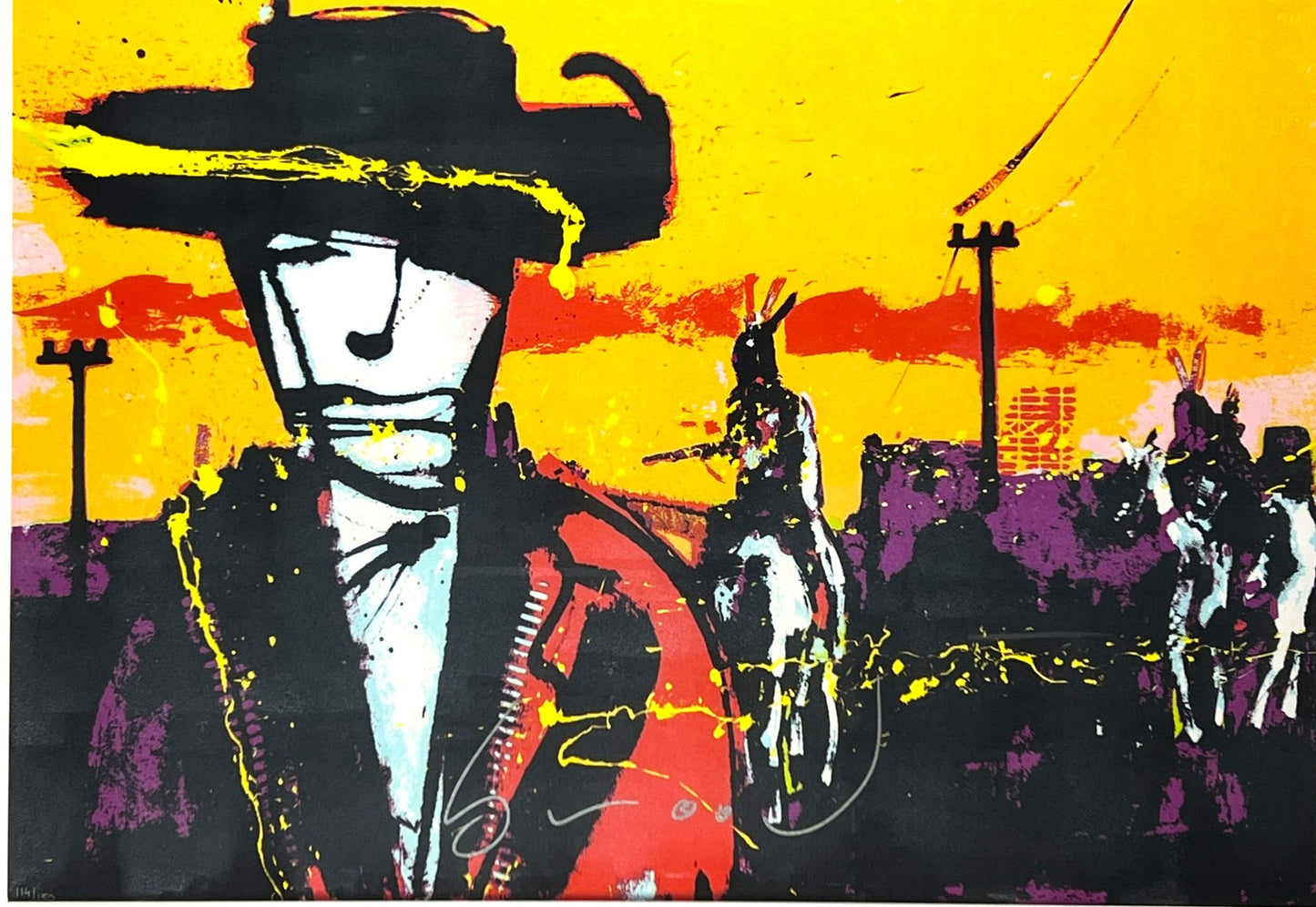 Herman Brood - Zeefdruk - Indian Resort
