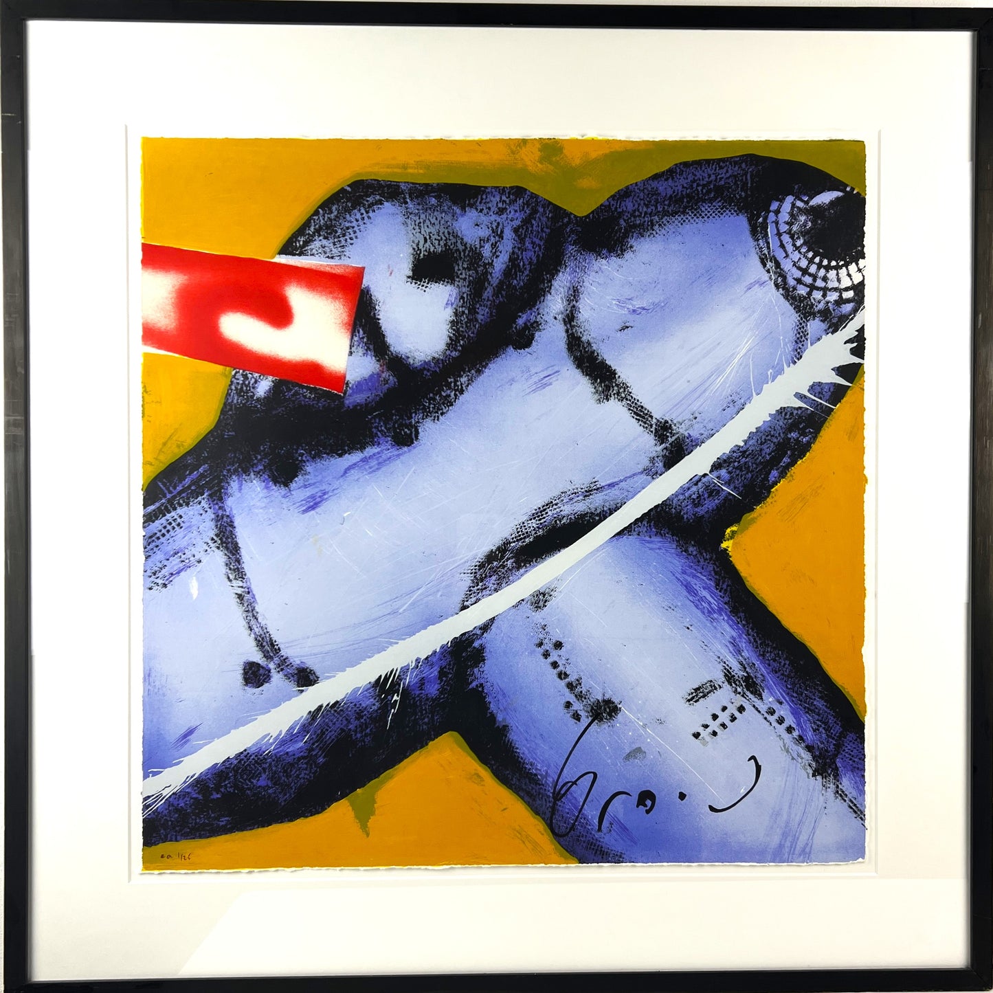 Herman Brood - Zeefdruk - Vliegtuig