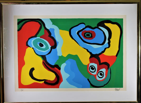 Karel Appel - Zeefdruk - Sunny Beach Live