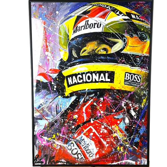 Eric Jan Kremer - Giclee - Ayton Senna 1