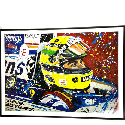 Eric Jan Kremer - Giclee - Ayton Senna 2