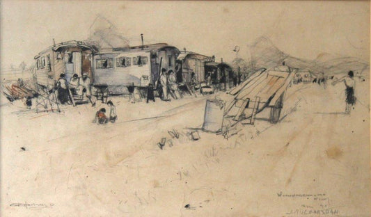 J. Rijlaarsdam - drawing - camp