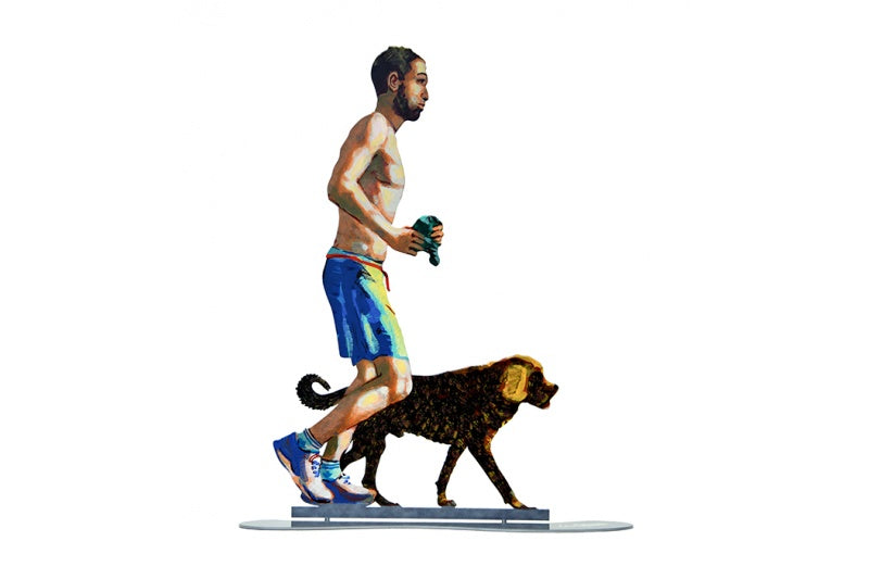 David Gerstein - Kunst Cadeau - Jogger With Dog - 20