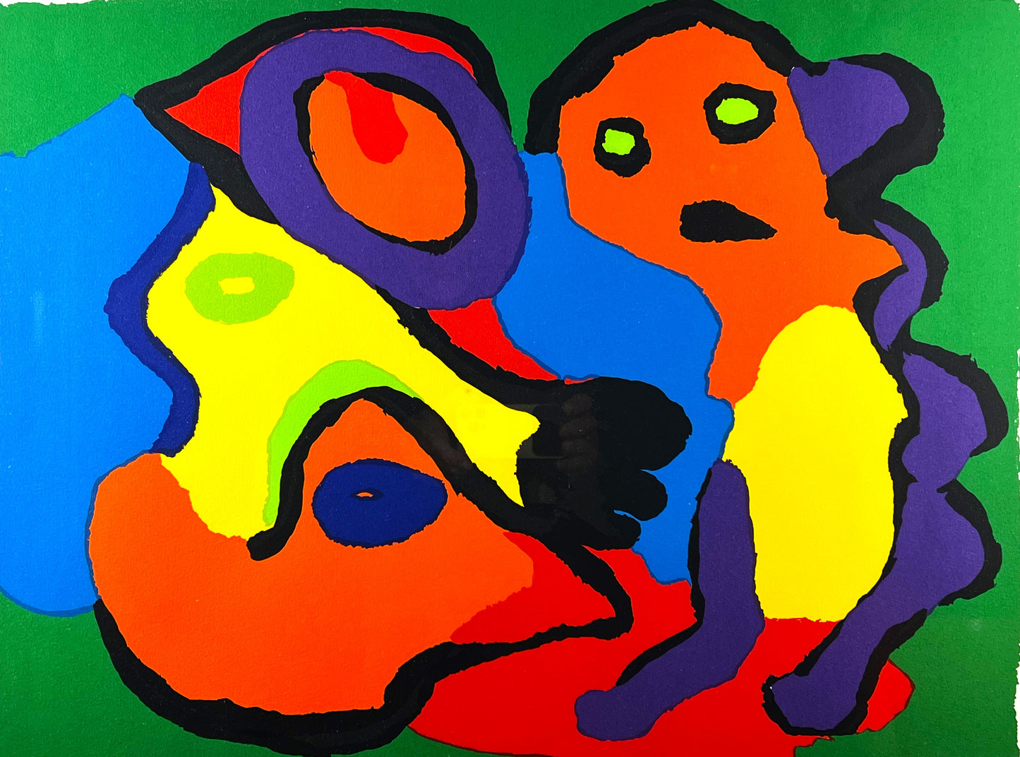 Karel Appel - Zeefdruk - zonder titel