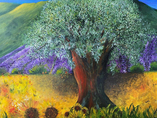 Betty Besselsen - Painting - La Drôme Provençale