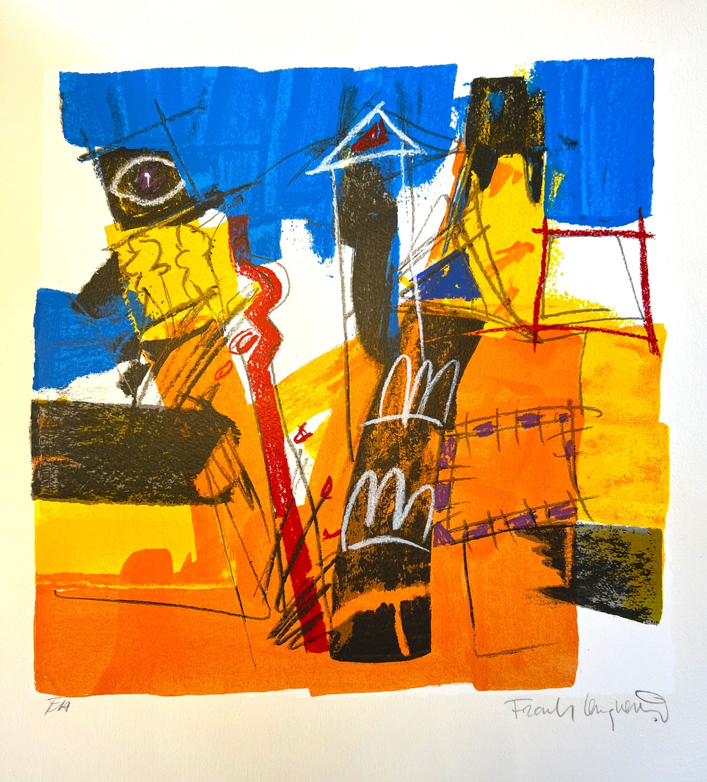 Lengvenius - Zeefdruk - Zonder titel