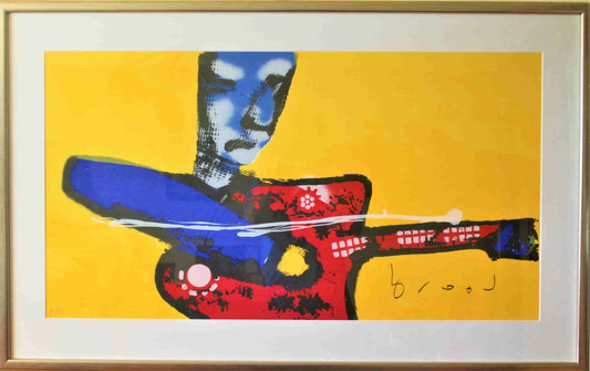 Herman Brood - zeefdruk - Little guitar man