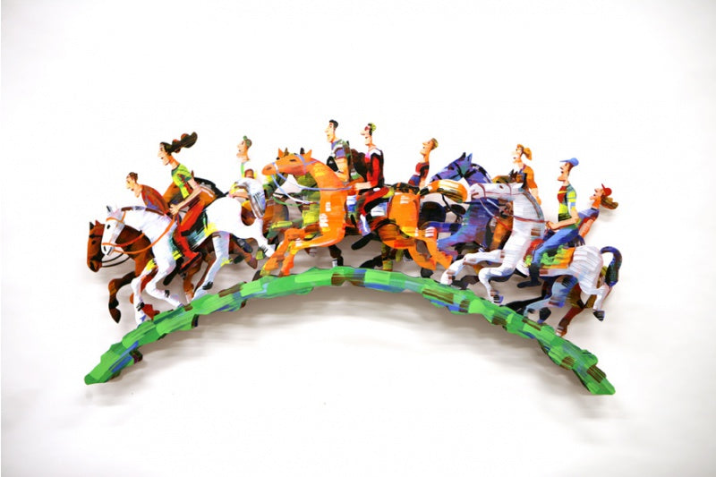 David Gerstein - Wall Sculpture - Morning Ride