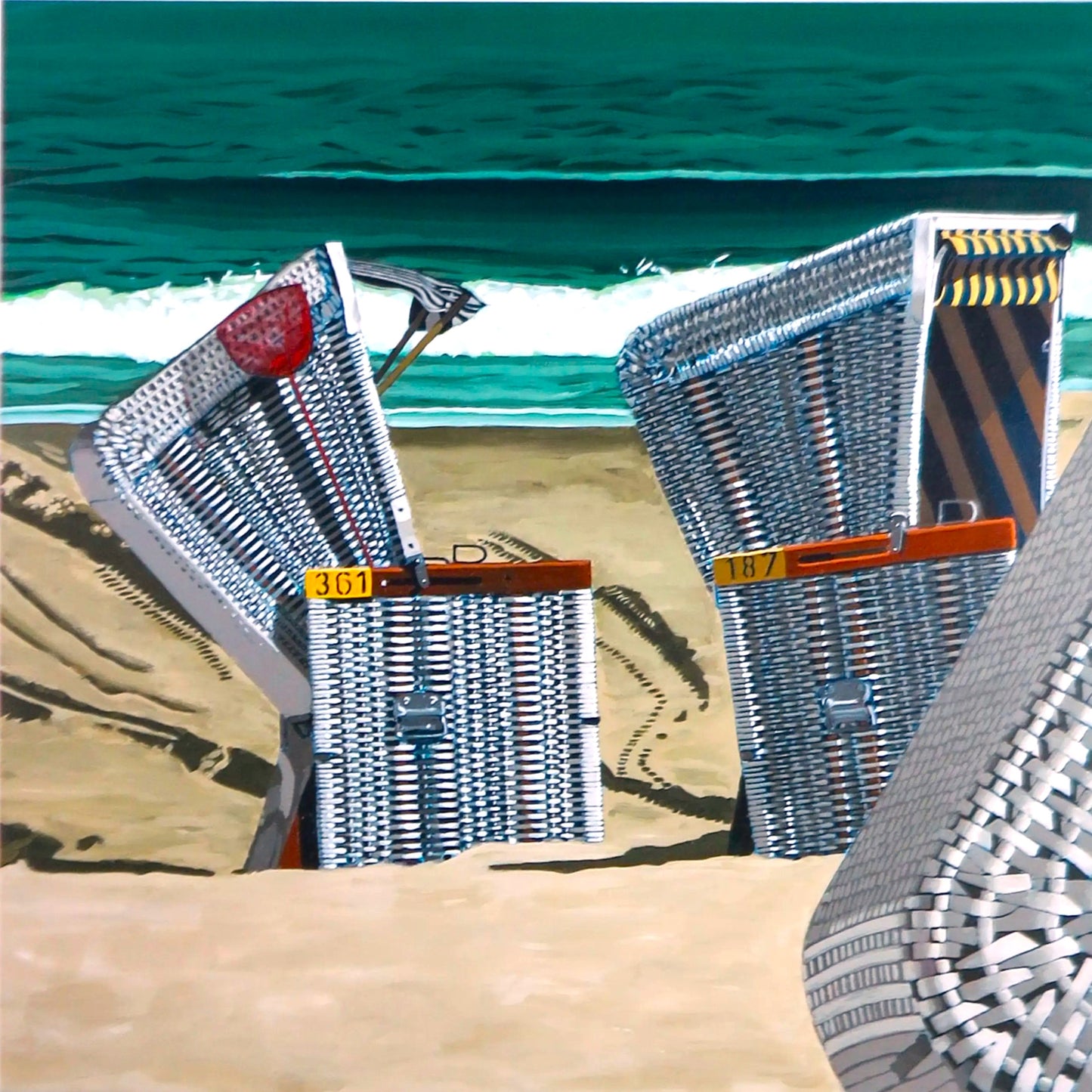 Marc Langer - Giclee - Strandstoel