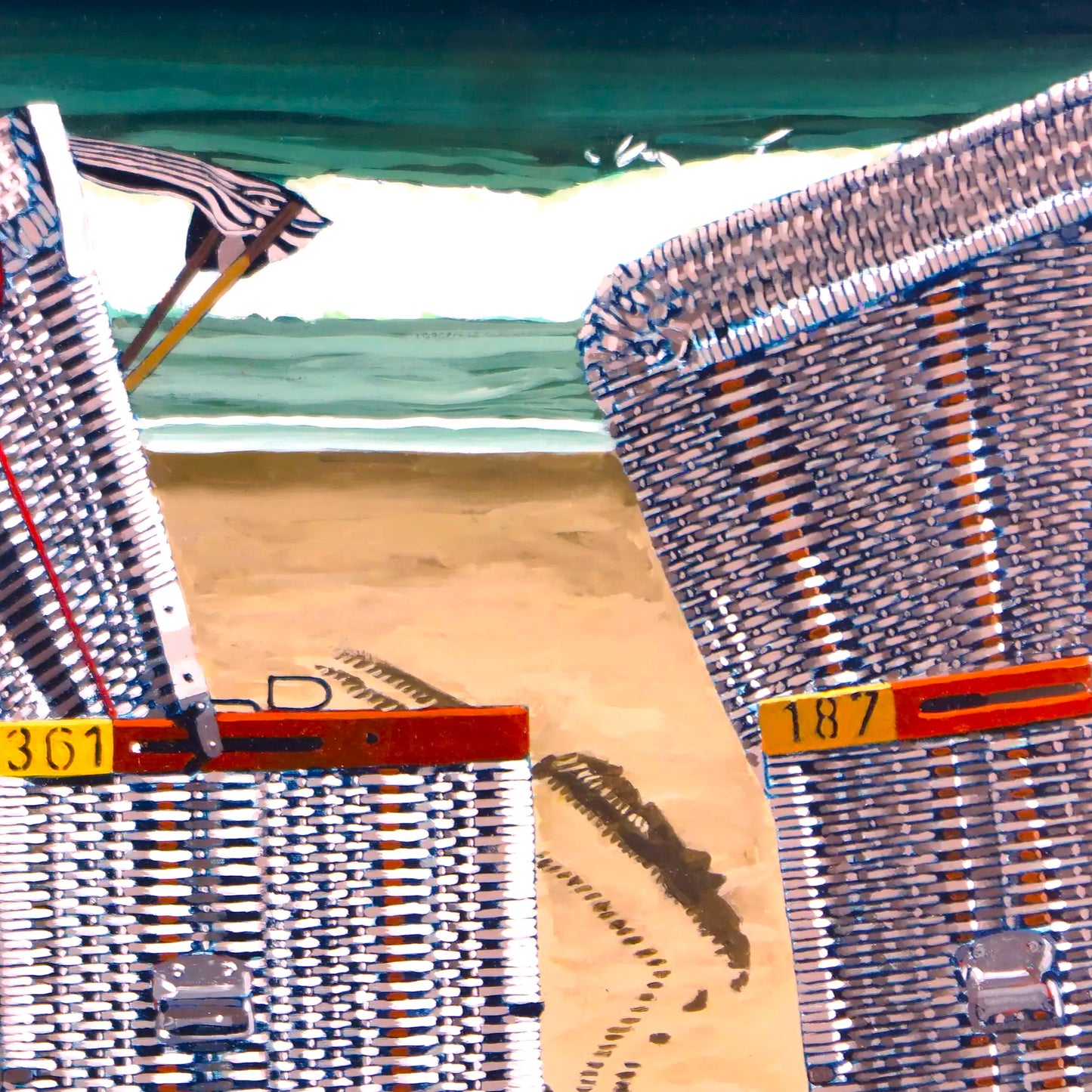 Marc Langer - Giclee - Strandstoel