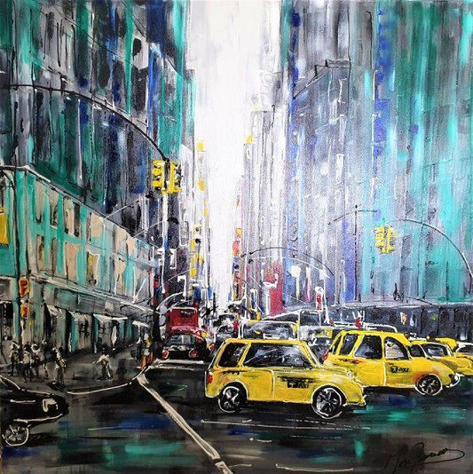 Jose Goevaers - Schilderij - New York Taxi