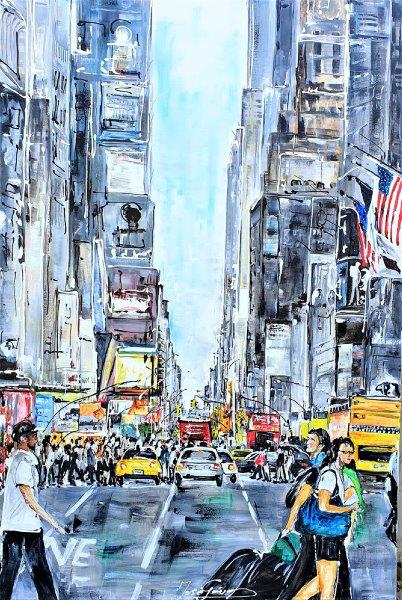 Jose Goevaers - Schilderij - New York Tourist