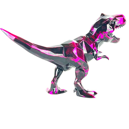 Richard Orlinski - kunstkado - T-Rex Attack Brushed Neon