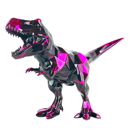 Richard Orlinski - kunstkado - T-Rex Attack Brushed Neon
