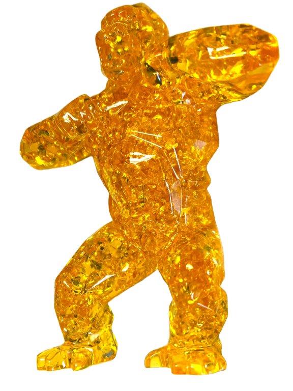 Richard Orlinski - kunstkado - Kong Bubble Amber limited Edition