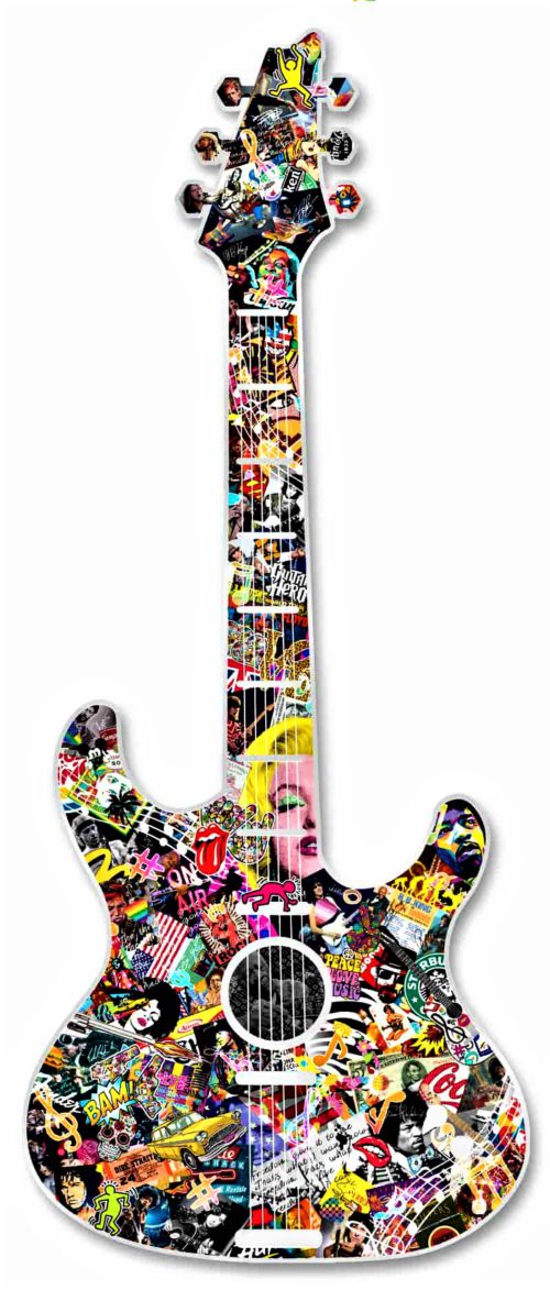 Michael Daniels - Pop-Art " Our rock legends"