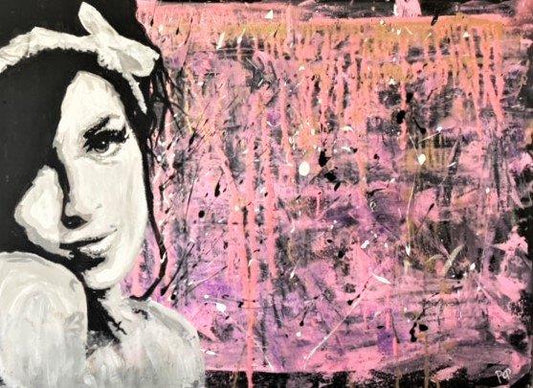 Pepijn - Schilderij - Amy Winehouse