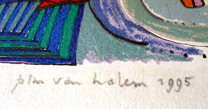 Pim van Halem - Zeefdruk - Busy bus A