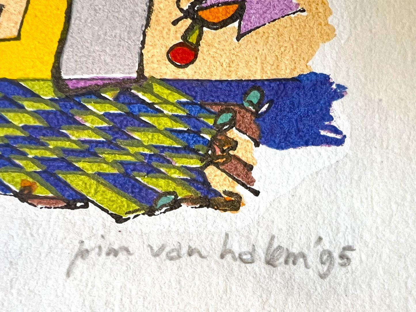 Pim van Halem - Zeefdruk - Busy bus B