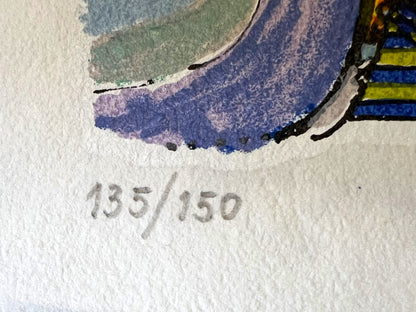 Pim van Halem - Zeefdruk - Busy bus B