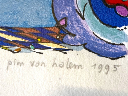 Pim van Halem - Zeefdruk - Busy bus C