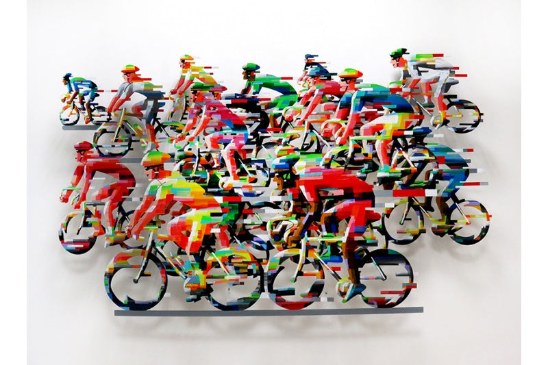 David Gerstein - Wall Sculpture - Racing