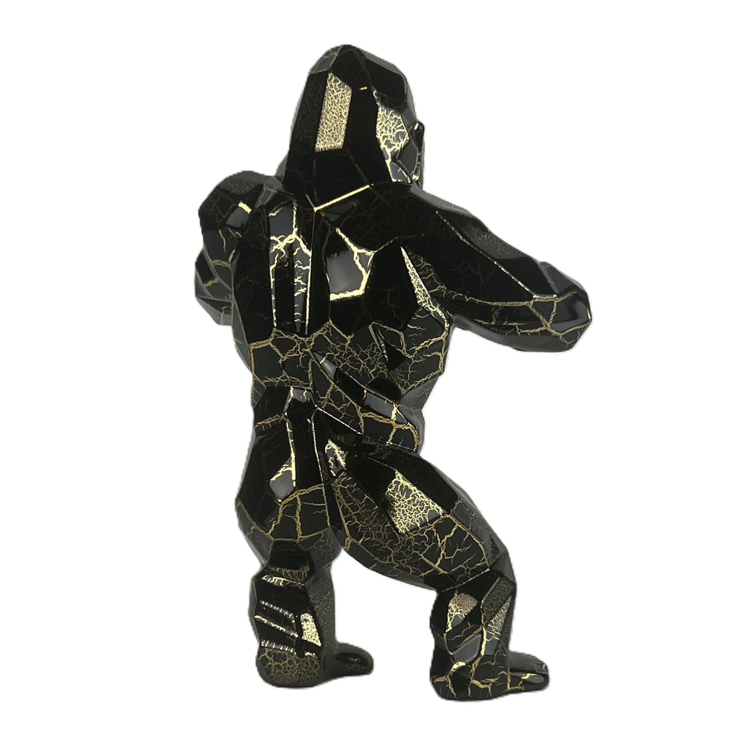 Richard Orlinski - kunstkado - Kong Cracked Gold limited Edition