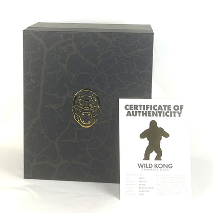 Richard Orlinski - kunstkado - Kong Cracked Gold limited Edition