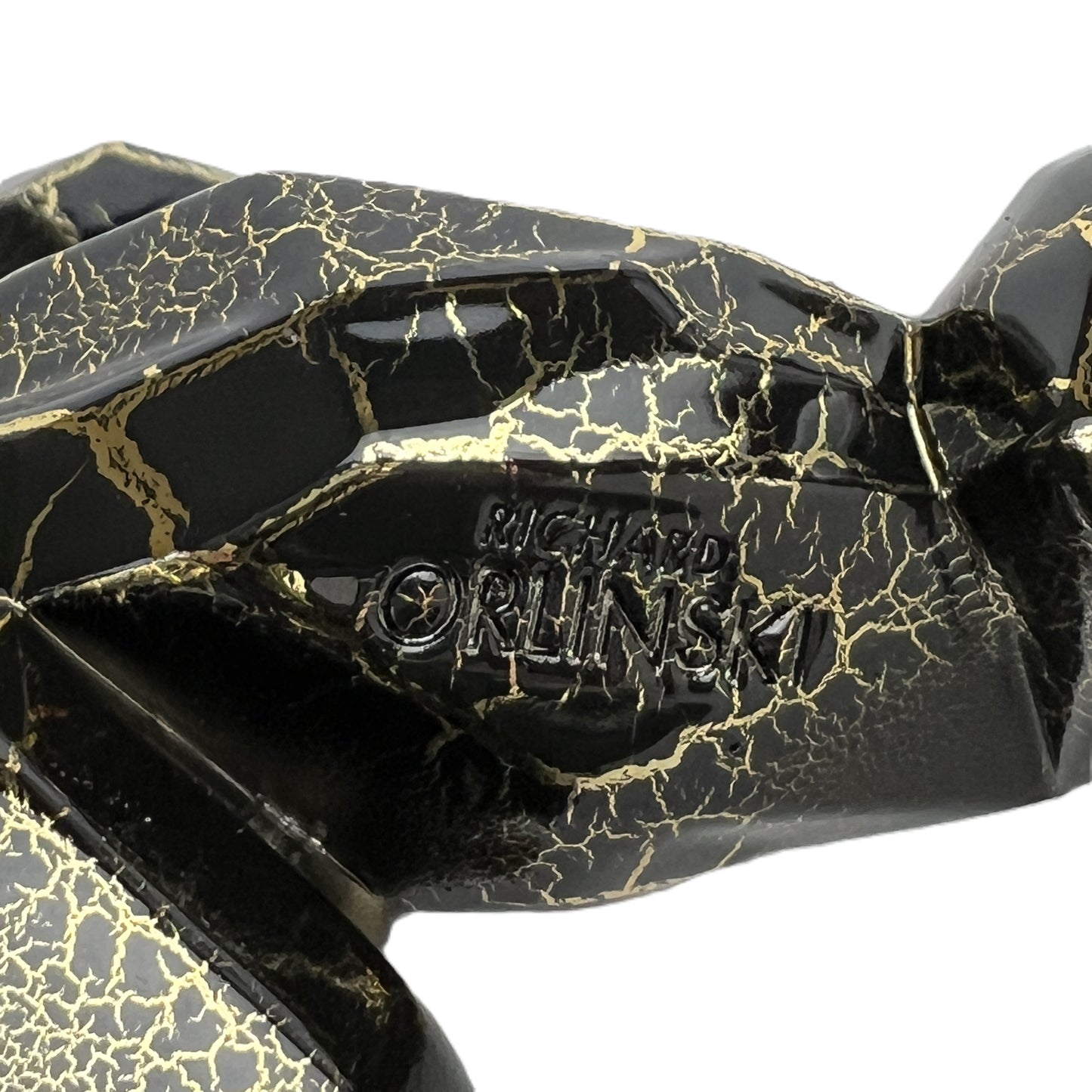 Richard Orlinski - kunstkado - Kong Cracked Gold limited Edition