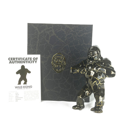 Richard Orlinski - kunstkado - Kong Cracked Gold limited Edition