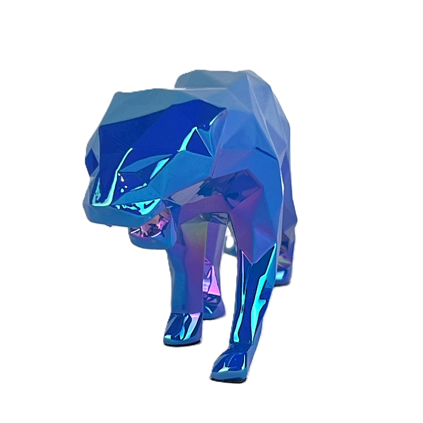 Richard Orlinski - kunstkado - Panther Blue Pearl