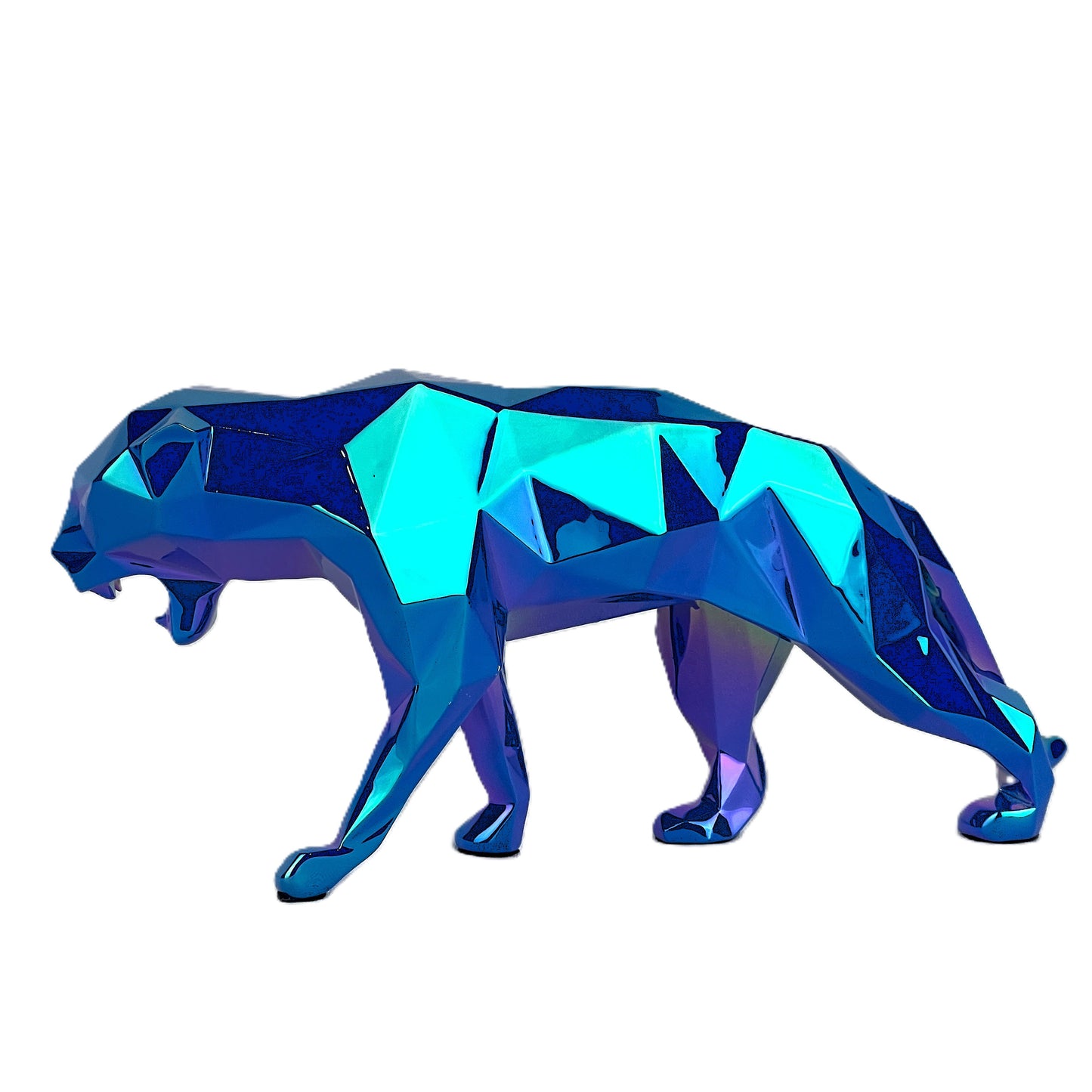 Richard Orlinski - kunstkado - Panther Blue Pearl