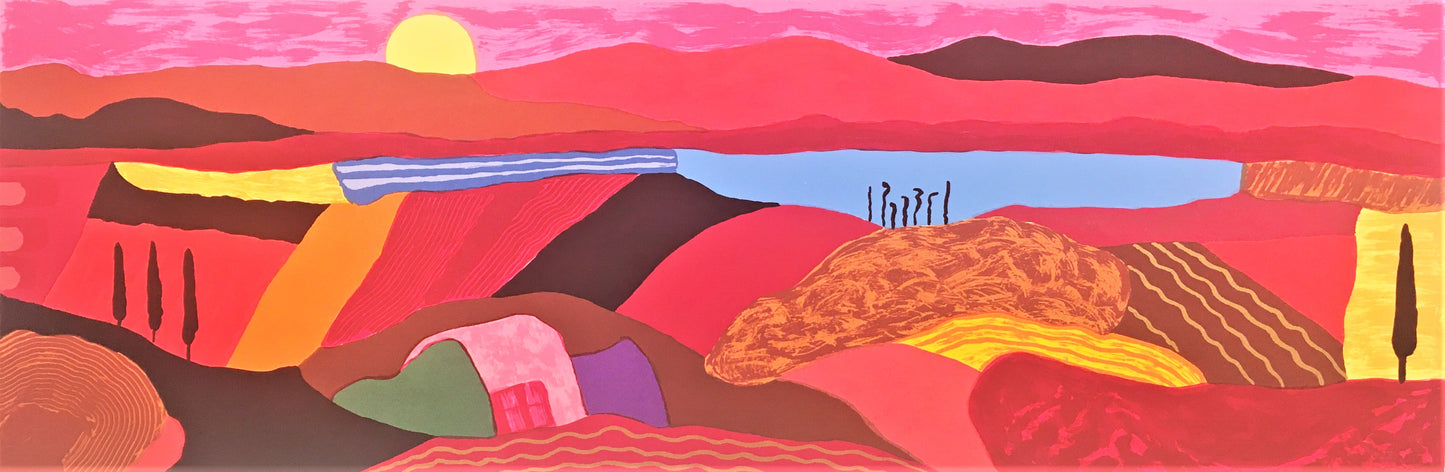 Ronald Boonacker - Zeefdruk - Toscane III