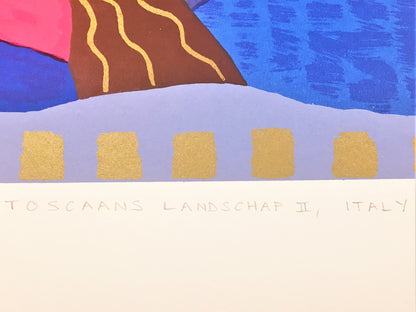 Ronald Boonacker - Zeefdruk - Toscane II