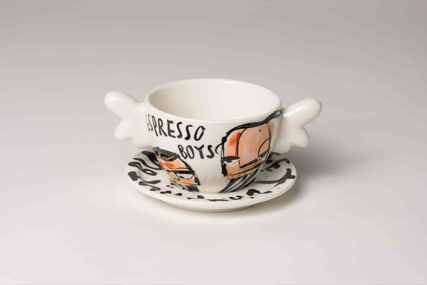 Selwyn Senatori - art gift - Espresso Boys Heavenly Coffee Cup