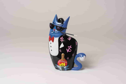 Selwyn Senatori - kunstkado - Big City Cat Blue Dean