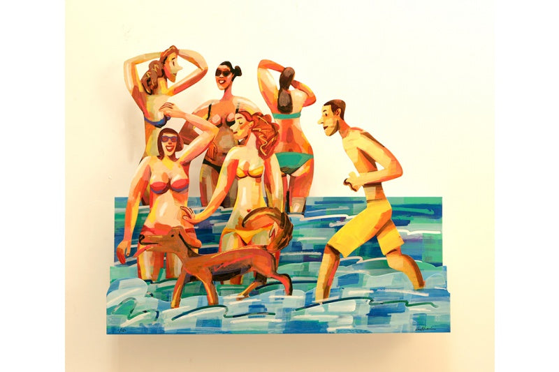 David Gerstein - Wall Sculpture - Sun of the beach III