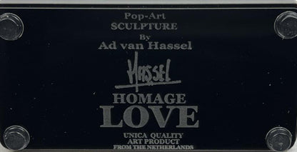 Ad van Hassel - Kunst Cadeau - Art Sculpture - LOVE 20cm