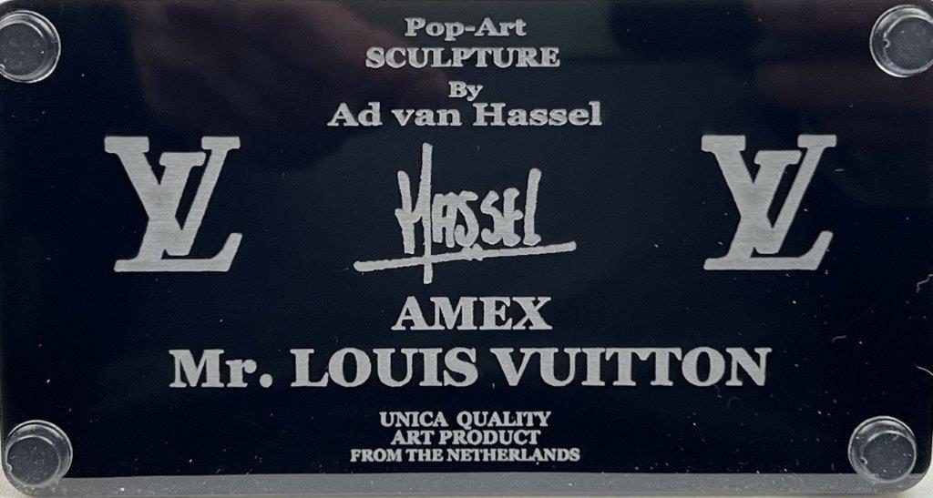 Ad van Hassel - Art Gift - Art Sculpture - Louis Vuitton AE 20cm